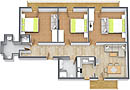 Floorplan Apartment 13 Haus Vorstatt in Fiss